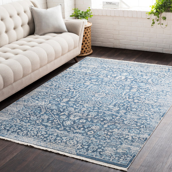 Three Posts™ Mendelsohn Oriental Blue Area Rug & Reviews Wayfair